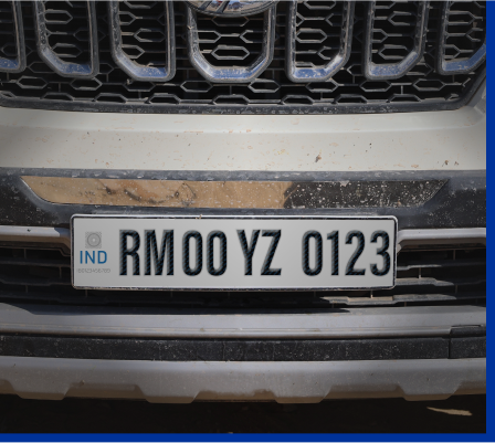 HSRP Number Plate