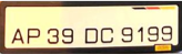 Fake HSRP Number Plate