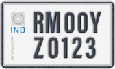 Orignal HSRP Number Plate