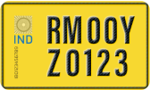 Orignal HSRP Number Plate